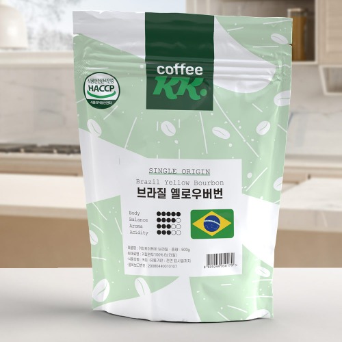 브라질 옐로우버번 커피원두 500g